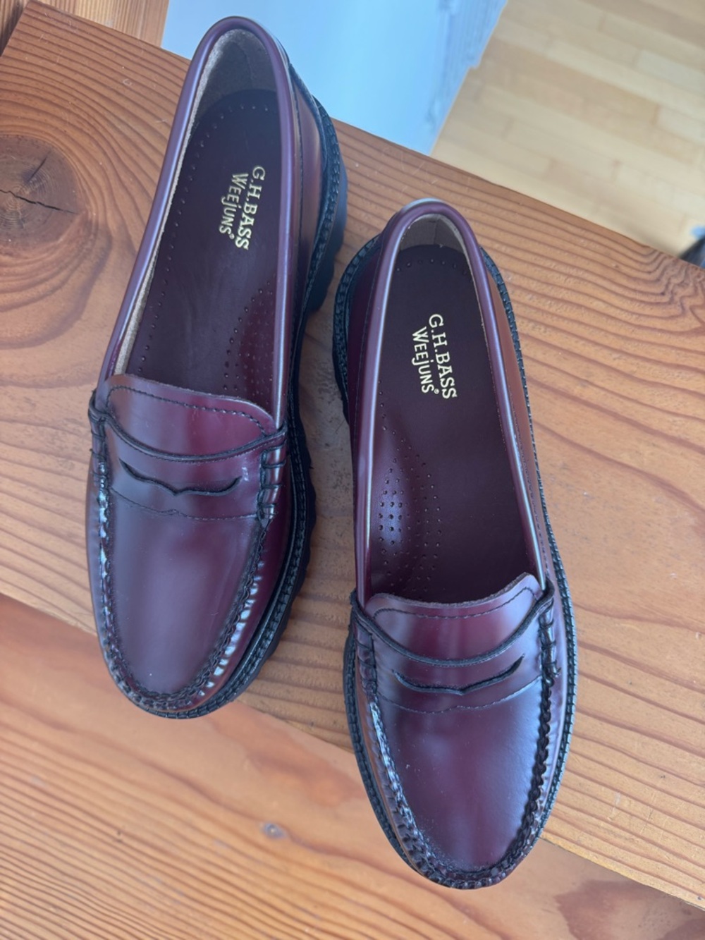G.H. Bass Weejuns Women’s Leather Loafers Size 8 Brand New Unworn - Picture 3 of 7